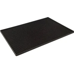 Barmat 60x8 cm zwart rubber Bar Professional 517962