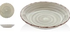 Bord diep 20cm Zwart Gural Ent 618686