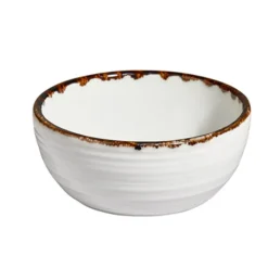 By Bone Helix Gleam schaal 7 cm Creme Bruin Porselein 535785
