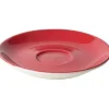 Cappuccinoschotel 15,5cm Rood Maastricht Porselein Bart Colour 531404