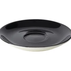 Cappuccinoschotel 15,5cm Zwart Maastricht Porselein Bart Colour 531402