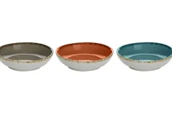 Cosy & Trendy Brisbane aperopotje 3 ass D9,5XH2,7 CM (Blauw - Grijs - Oranje) 1480905