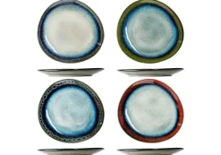 Cosy & Trendy Jamiro Mix Plat bord 27x26cm 4 ass Ei-vormig 8240027