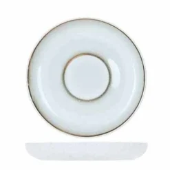 Cosy & Trendy Lily White Ondertas Stoneware D12cm 5370005