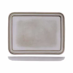 Cosy & Trendy Lily White Rechthoekig Bord Stoneware 28x21cm 5370008