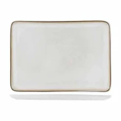 Cosy & Trendy Lily White Rechthoekig Bord Stoneware 36x25cm 5370010