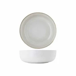 Cosy & Trendy Lily White Slakom Stoneware D28xh9cm 5370012