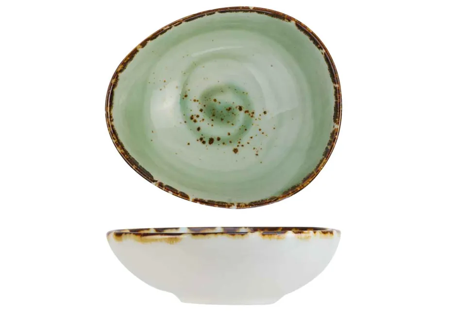 Cosy & Trendy Quiandra Green Schaaltje 15X13XH5CM - 8272015