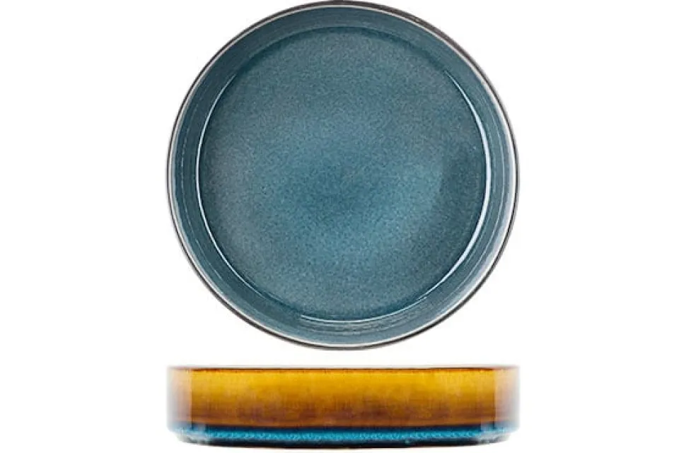Cosy & Trendy Quintana blue diep bord D19,5XH5,2CM - 2936120