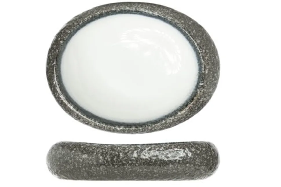 Cosy & Trendy Sea pearl Schaal Ovaal 24X21XH5.5CM 9632359