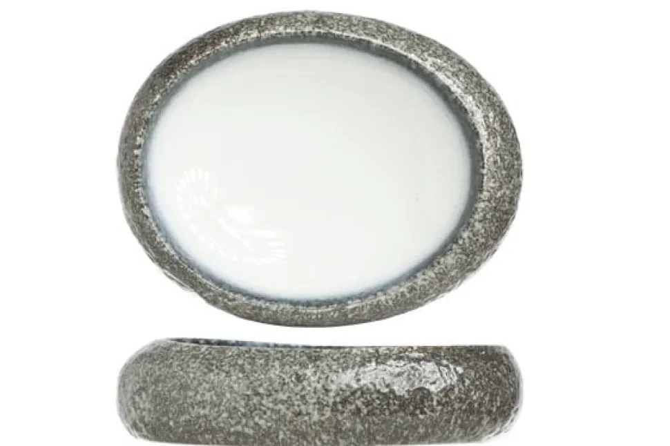 Cosy & Trendy Sea pearl Schaal Ovaal 19X15XH5CM 9632349