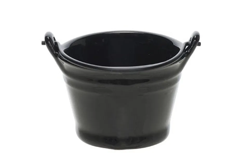 Emmertje zwart aardewerk D8,5cm 9428109
