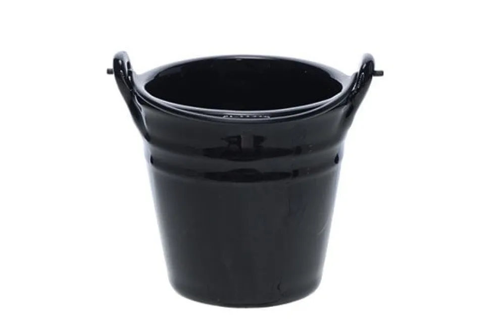 Emmertje zwart aardewerk D8,5cm 9428109
