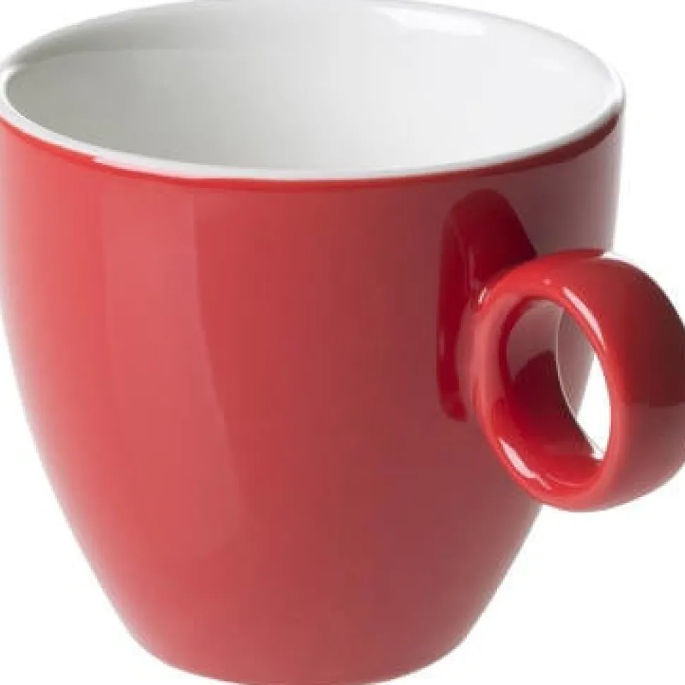 Koffiekop 17cl Rood Maastricht Porselein Bart Colour 531385