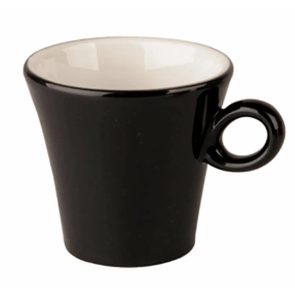 Koffiekop Maastricht Porselein Finn Zwart 15cl 951 516464