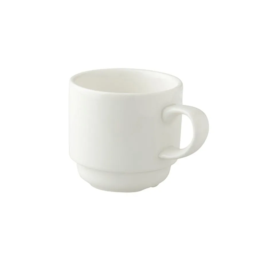 Kop koffie hoog stapelbaar Palmer Royal ivory 20cl 126938