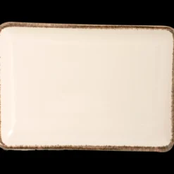 Maastricht Porselein Akoya Bord 18 x 13 cm Crème Porselein 533802