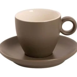 Maastricht Porselein Bart Mat Koffieschotel 13.5 cm Bruin 532685