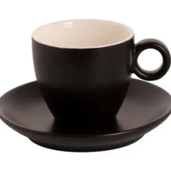 Maastricht Porselein Bart Mat Koffieschotel 13.5 cm Zwart 532684
