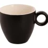 Maastricht Porselein Bart Mat Koffiekop 17 cl Zwart 532681