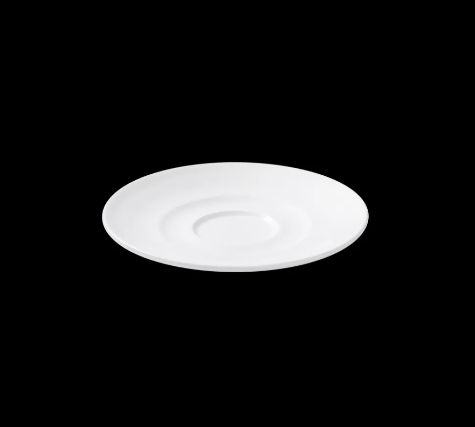 Maastricht Porselein Blanc De Blancs Koffie/Cappuccinoschotel 16 cm Wit 535463