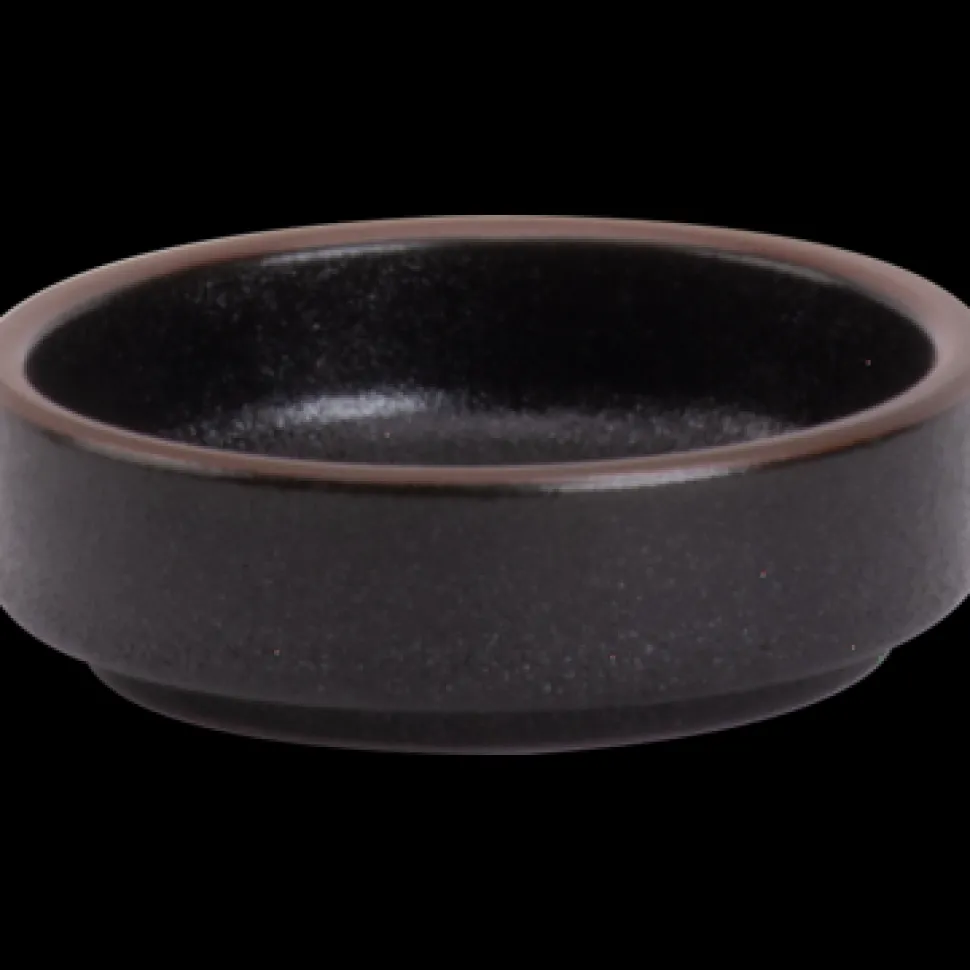 Maastricht Porselein Cafe Noir Schaal Laag 6.5 cm Zwart Porselein 535065