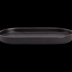 Maastricht Porselein Cafe Noir Bord 22x11 cm Ovaal Zwart Porselein 535074