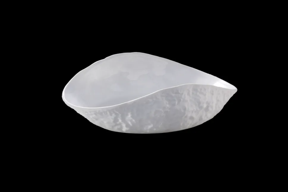 Maastricht Porselein Calcaire Schaal 25.5 x 19 cm Wit Porselein 535450