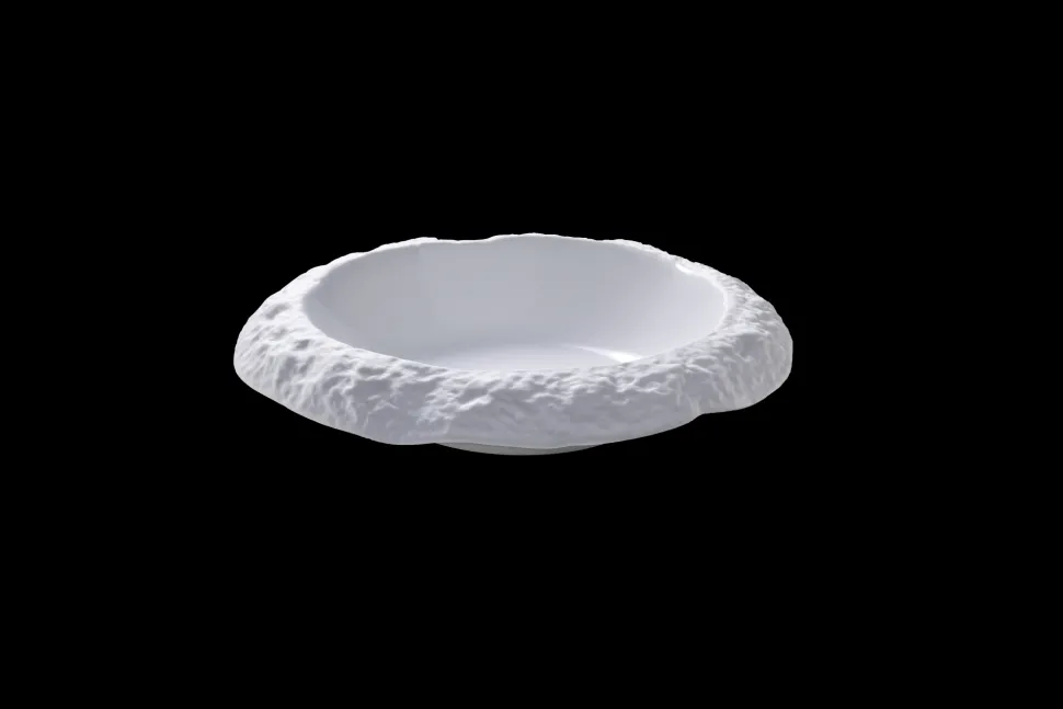 Maastricht Porselein Calcaire Bord diep 21.5 cm Wit Porselein 535443