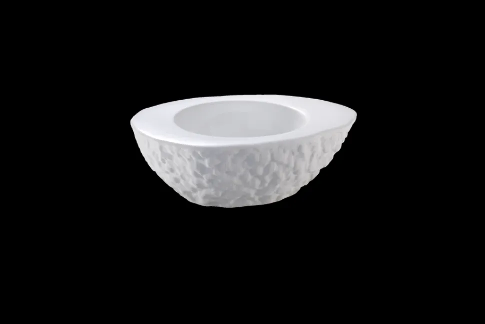 Maastricht Porselein Calcaire Schaal 19 x 14.5 cm Wit Porselein 535446