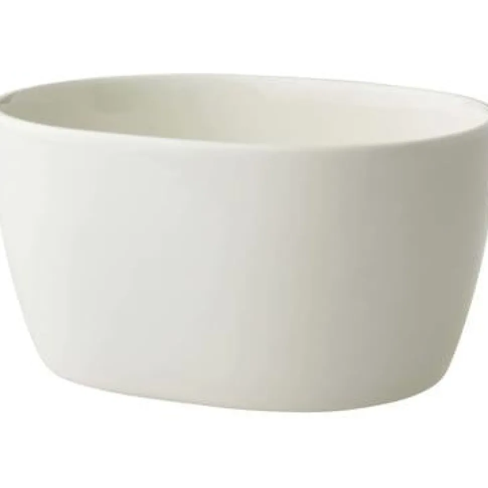 Maastricht Porselein Lux Schaal 13 x 10 cm 10 cl Ovaal 055 Offwhite 515728