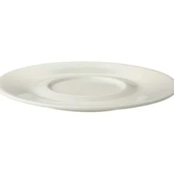 Maastricht Porselein Lux Koffie / Cappuccino Schotel 16 cm 021 Offwhite 515720