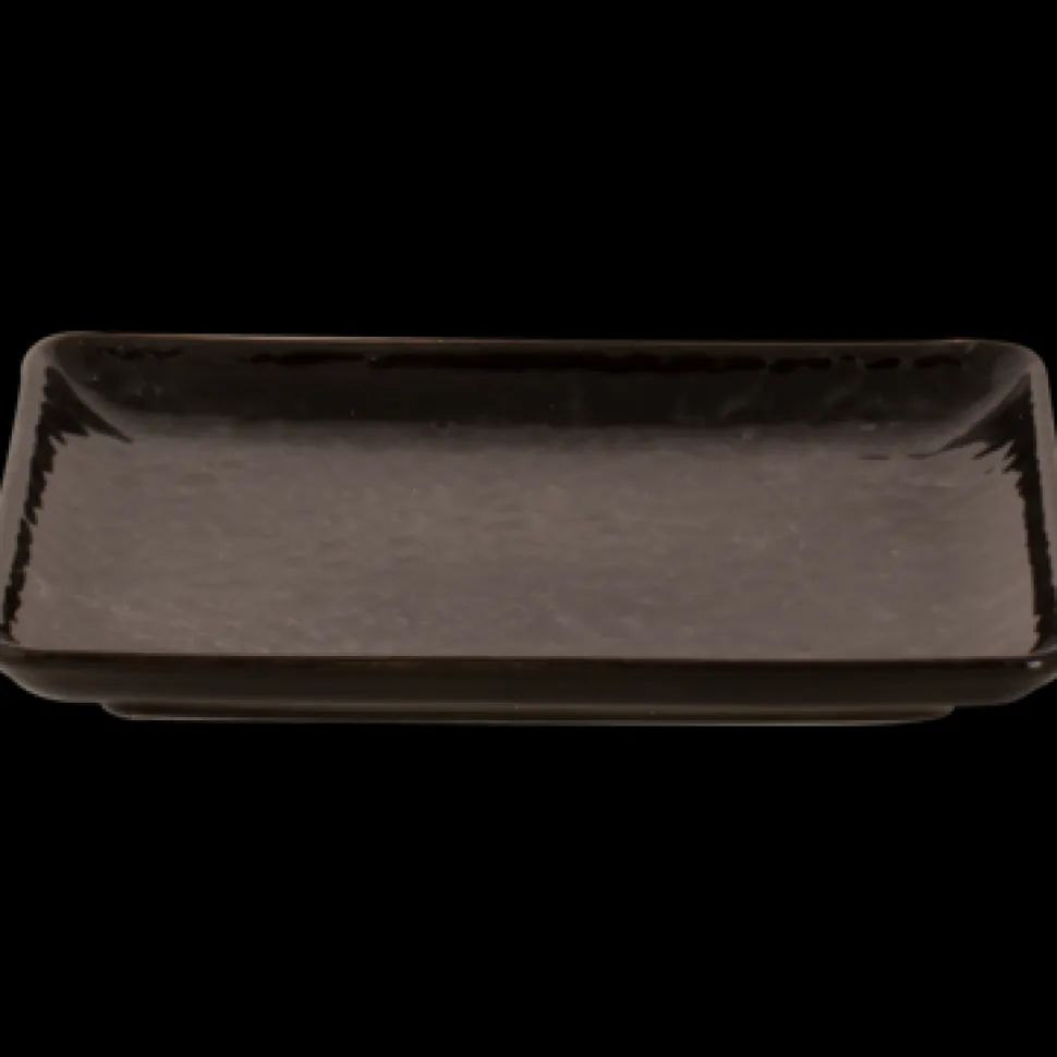 Maastricht Porselein Tahiti Bord 18 x 13 cm Zwart Porselein 533791