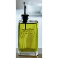 Olijfoliefles met schenktuit Luigi Bormioli 0,25L 518589