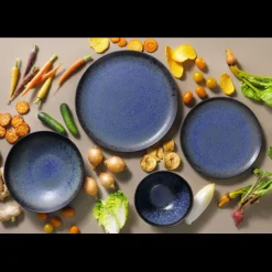 Palmer Tama Bord diep 22 cm Blauw Stoneware 533299