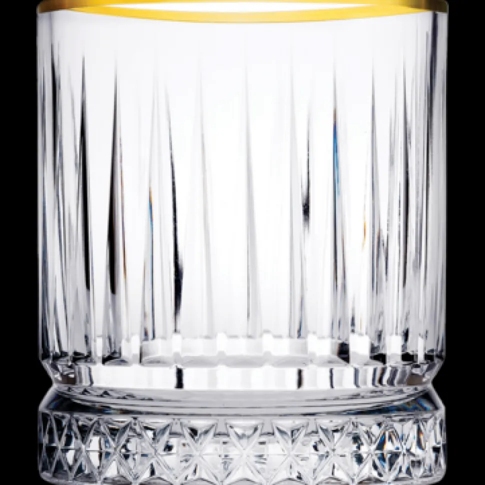 Pasabahce Elysia Tumbler 21 cl Transparant Goud 4 stuk(s) 534862