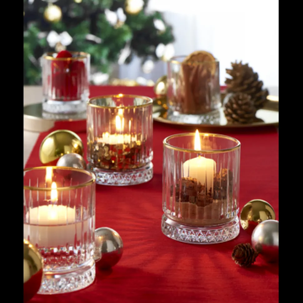 Pasabahce Elysia Tumbler 21 cl Transparant Goud 4 stuk(s) 534862