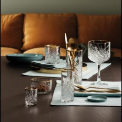 Pasabahce Timeless Borrelglas 6.2 cl - Transparant Goud 4 stuk(s) 534865