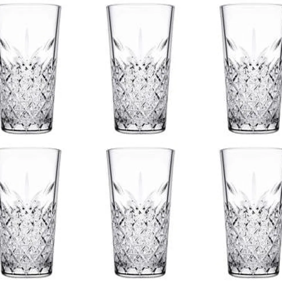 Pasabahce Timeless Longdrink 34,5 cl Stapelbaar 6 stuks Transparant 532635