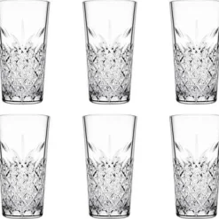 Pasabahce Timeless Longdrink 45 cl Stapelbaar 6 stuks Transparant 532633