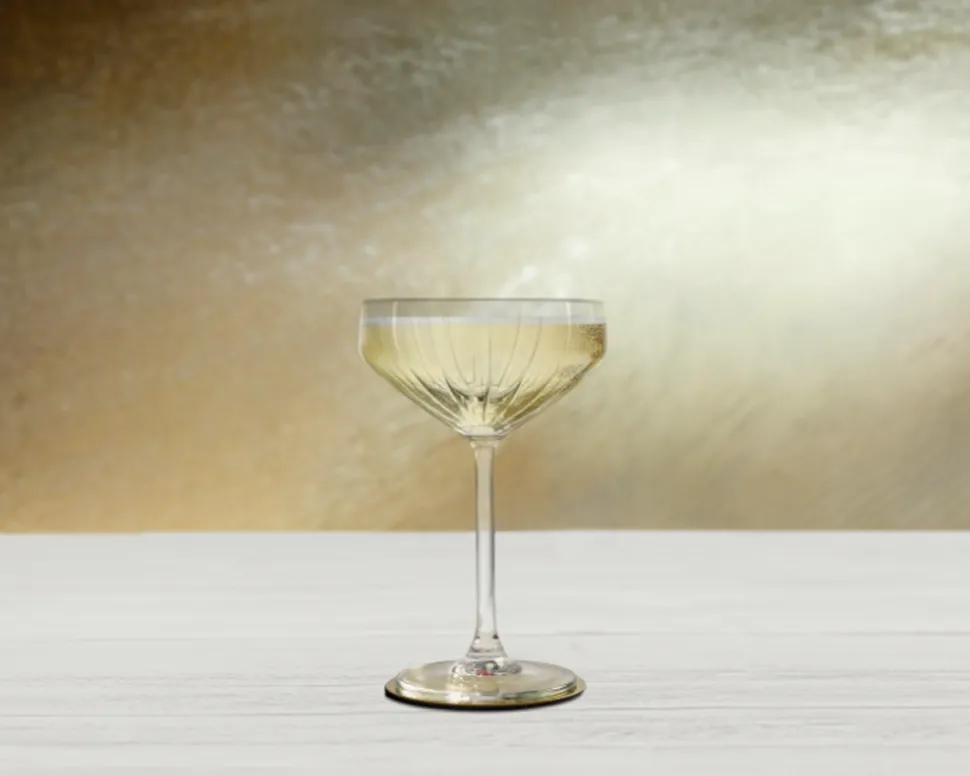 Royal Leerdam Carré Optics Champagnecoupe 28.5 cl - Transparant 6 stuk(s) 535988
