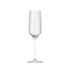 Royal Leerdam Carré Optics Champagne flûte 22.5 cl - Transparant 6 stuk(s) 535987