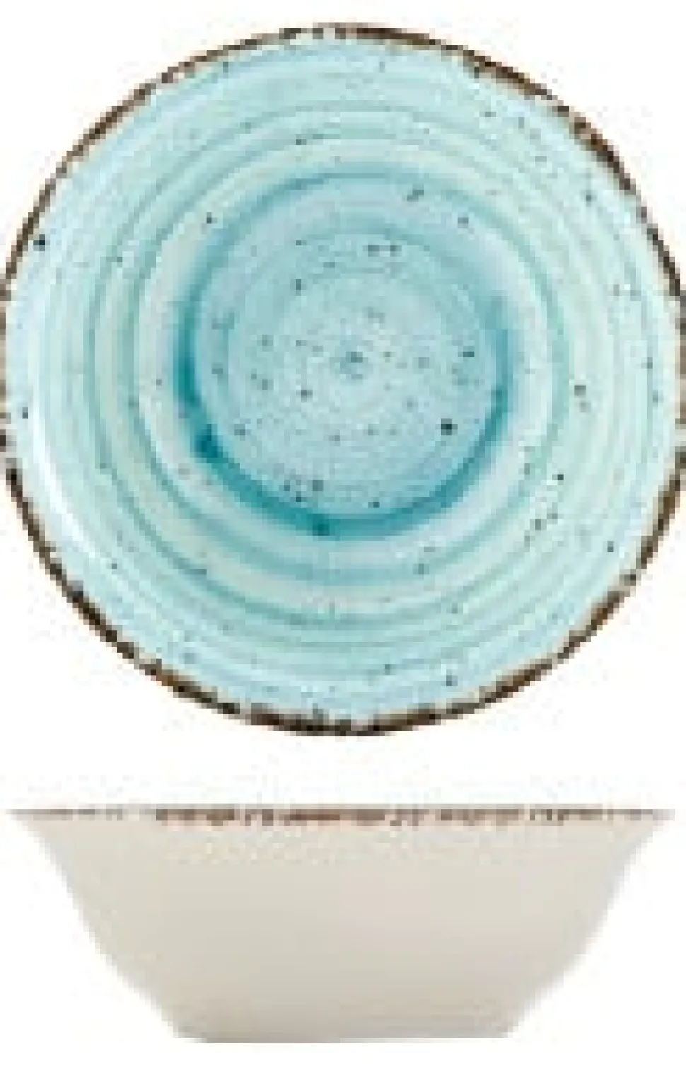Schaal porselein blauw 23cm Gural Ent 616984