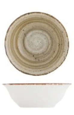Schaal porselein terra 23cm Gural Ent 617346