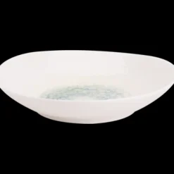 Serviesset Maastricht Porselein Mineralis Aqua 24 delig (6 personen) Organic Wit Blauw