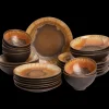 Serviesset Palmer Cecil 24 delig (6 personen) Bruin Stoneware