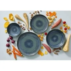 Serviesset Palmer Miami 24 delig (6 personen) Groen Stoneware
