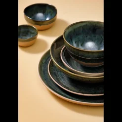 Serviesset Palmer Wisteria 24 delig (6 personen) Groen Beige Stoneware
