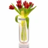 Tafellamp vaas voor bloemen Securit Florence wit LPFLWT