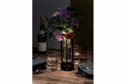 Tafellamp vaas voor bloemen Securit Florence wit LPFLWT